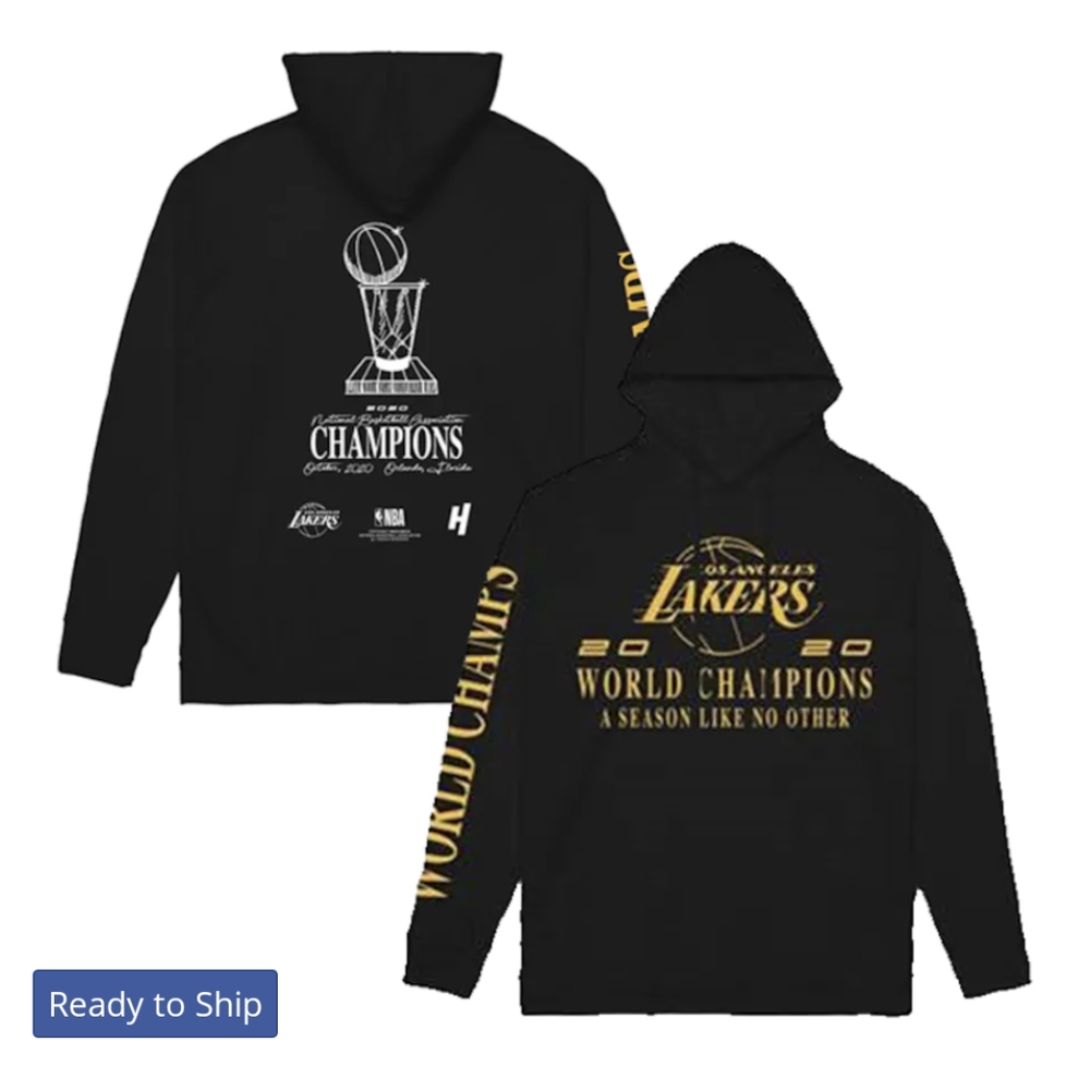 Los Angeles Lakers 2020 NBA Finals Hoodie